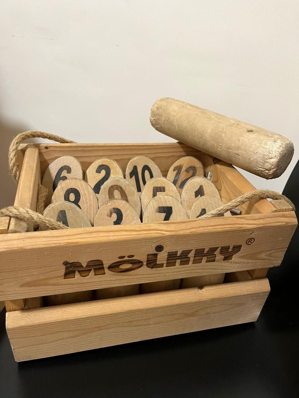 Finnish wooden chess set (without throwing area) 3 pairs